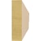 Ekena Millwork 2in. W x 8in. H x 36in. L Garner Woodgrain TimberThane Rafter Tail, Primed Tan RFTUR02X08X36GARRCPR - alternate 5